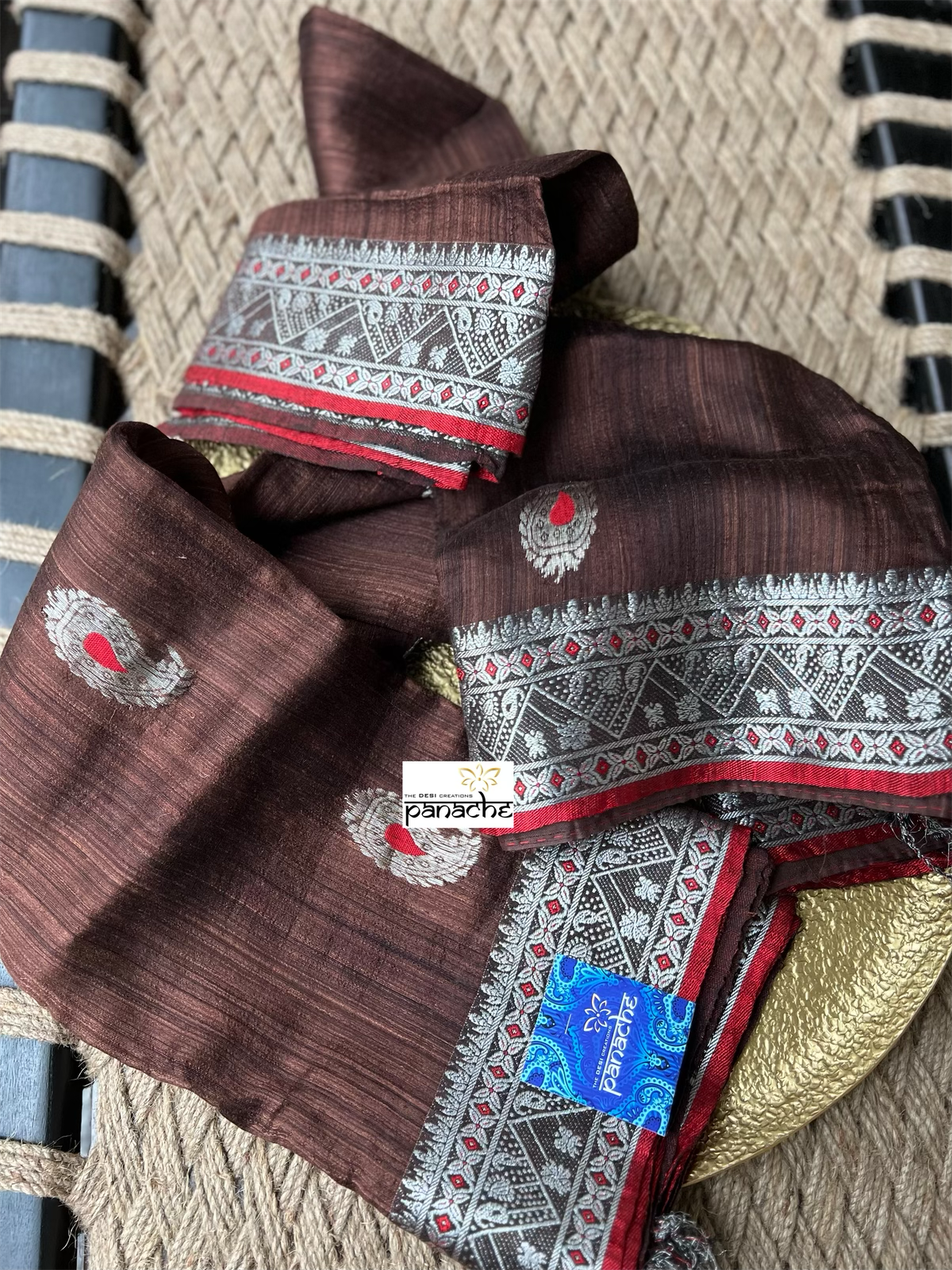 Pure Matka Silk - Brown Woven