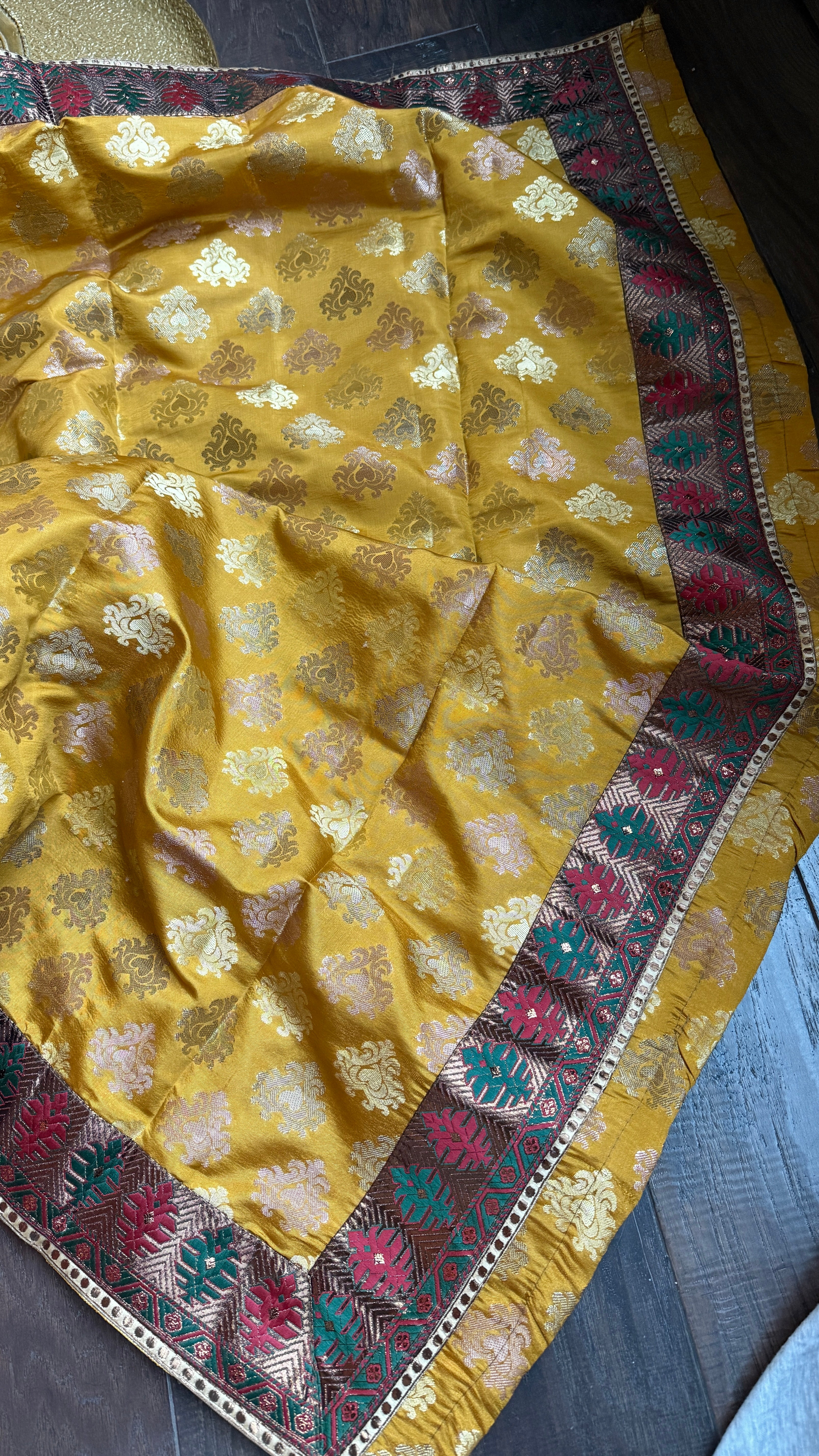 Designer Soft Silk - Golden Ochre Yellow