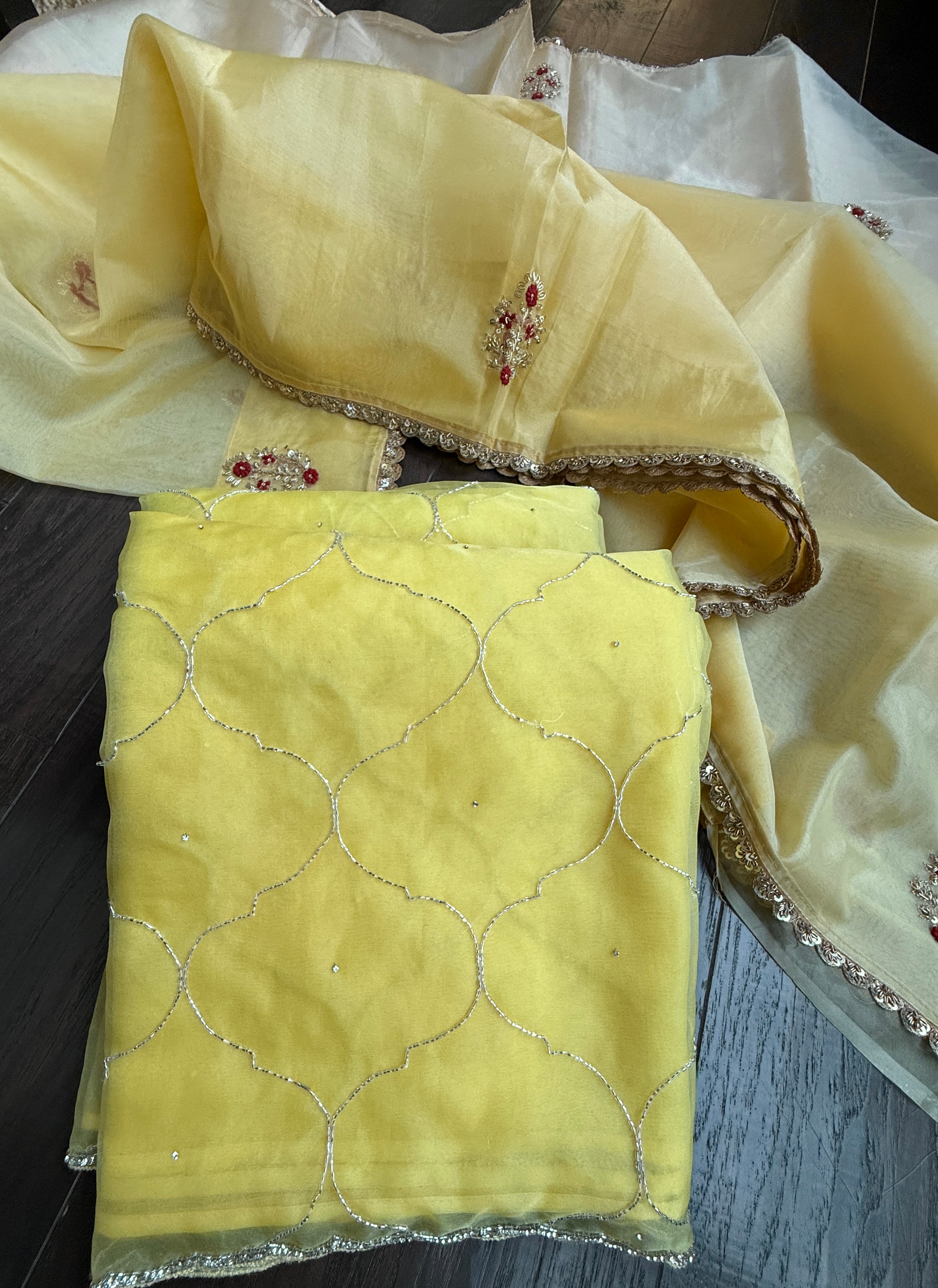 Designer Organza - Yellow
