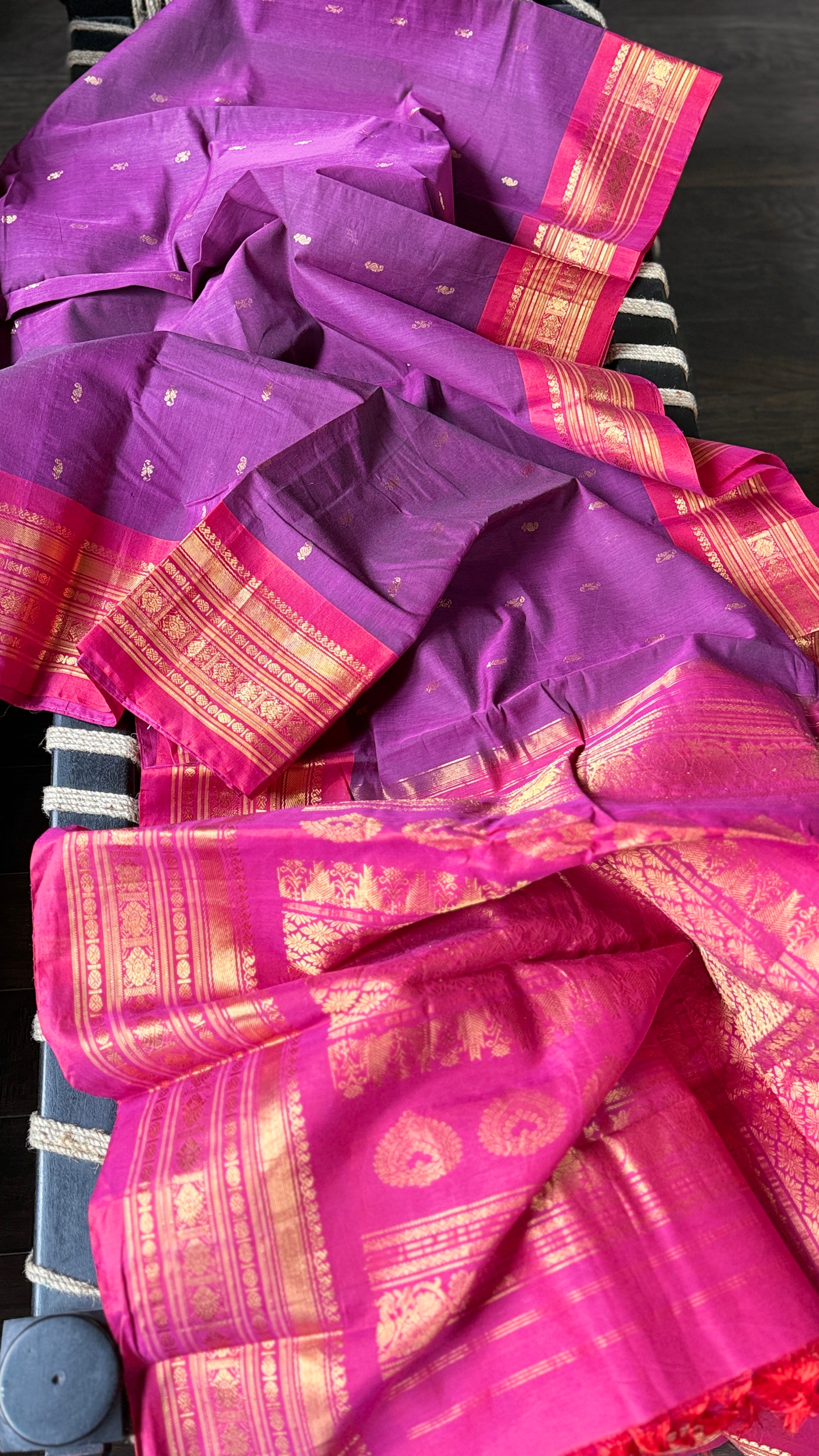 Pure SICO Gadwal - Magenta Purple