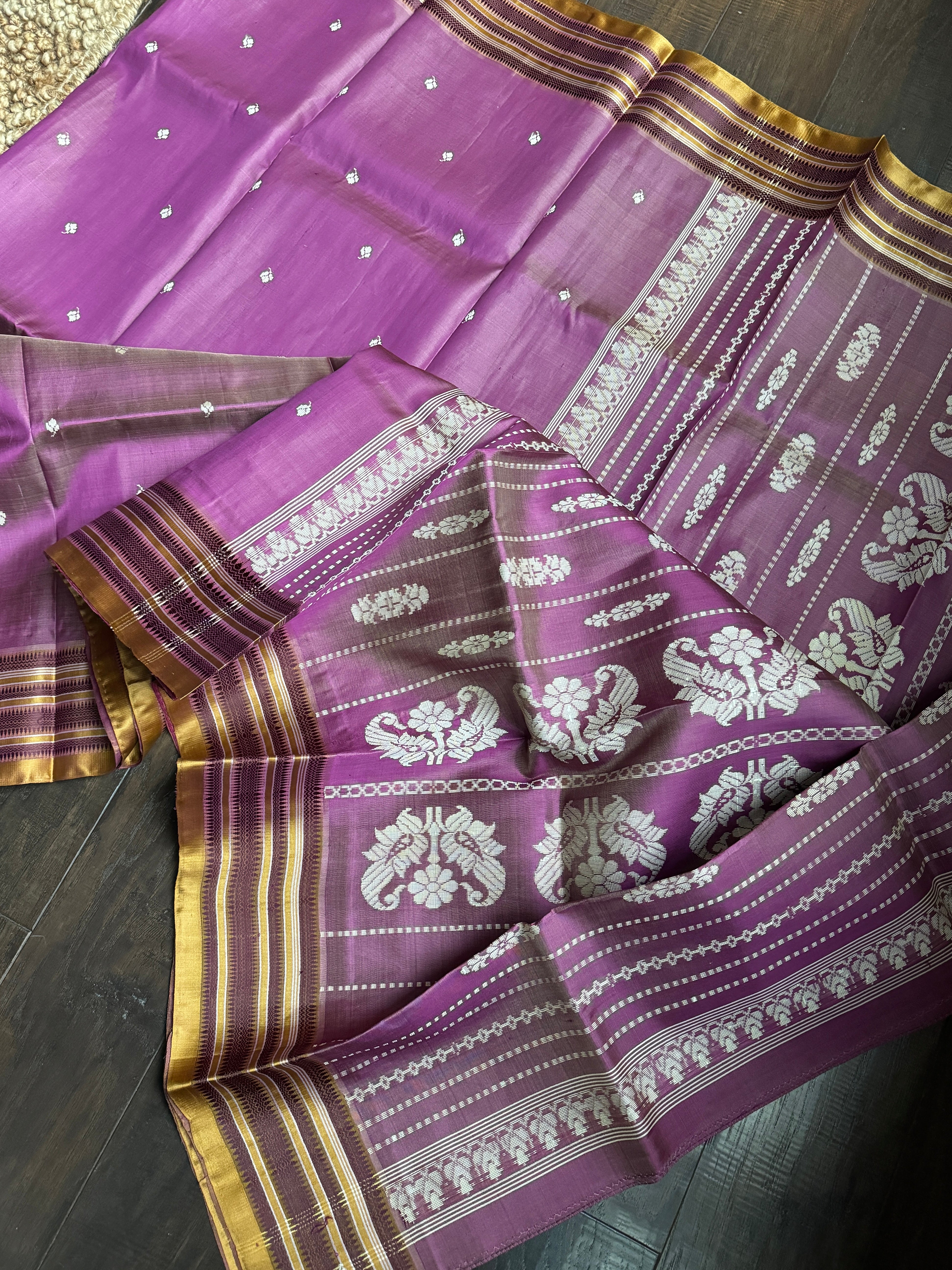 Pure Garad Silk- Rich Lilac