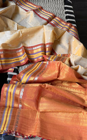 Gadwal SICO - Light Peach Yellow