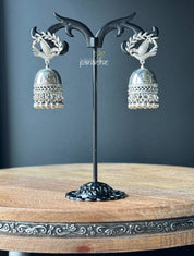 Earring 925 Silver- Lapis Stud