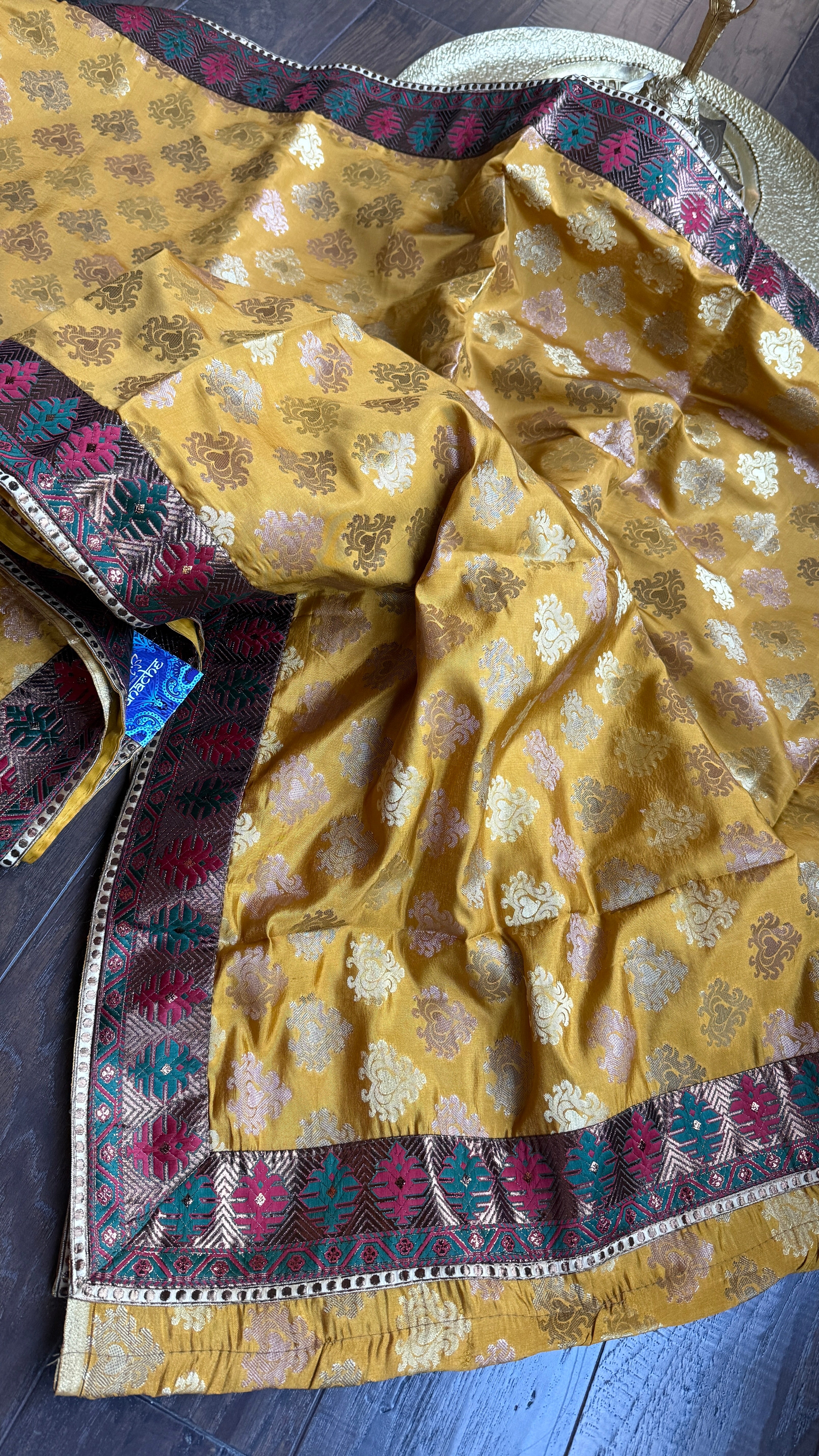 Designer Soft Silk - Golden Ochre Yellow