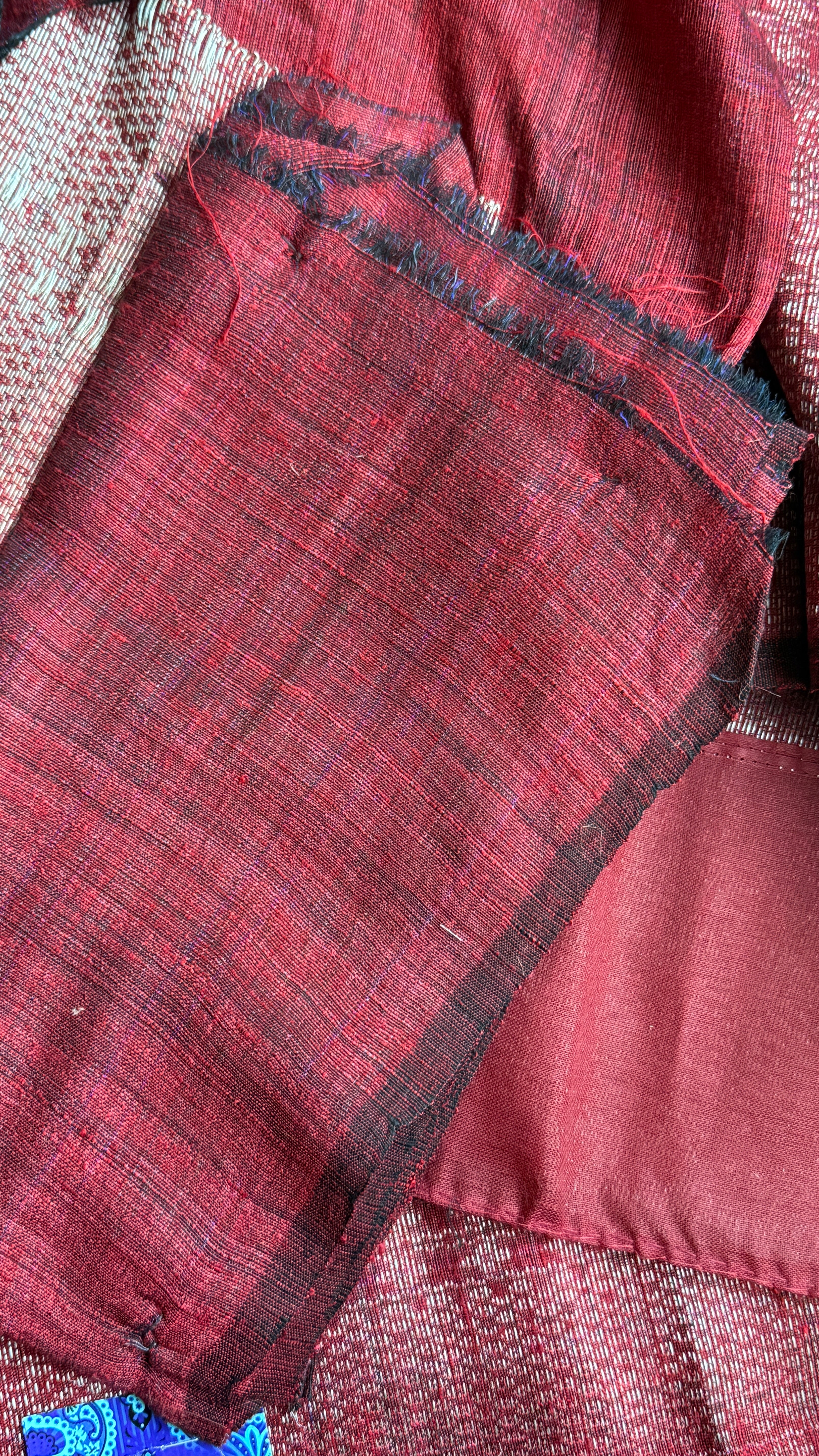 Pure Matka Silk - Maroon Zari Woven