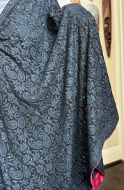Designer Pure Georgette Chikankari - Black