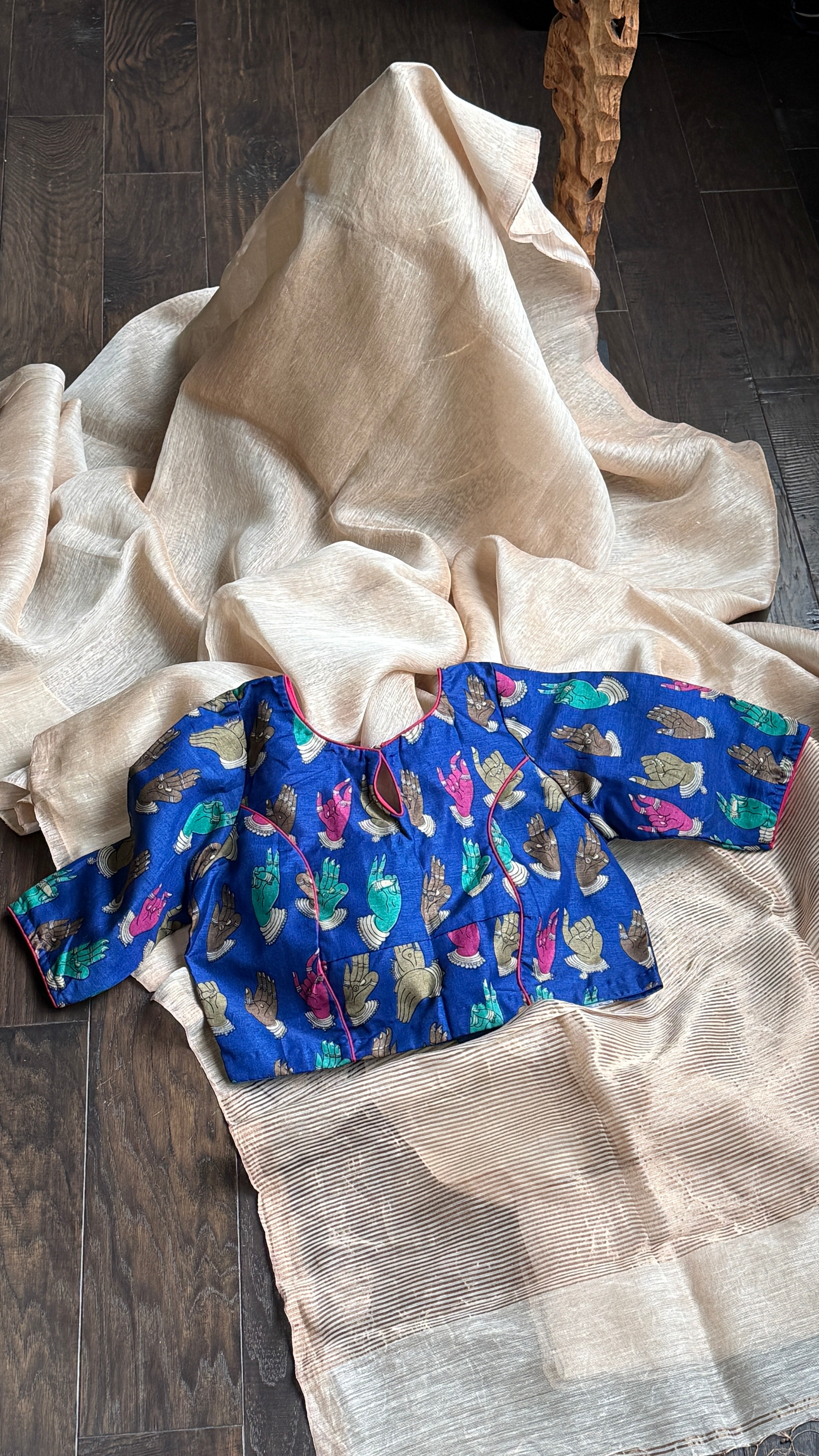 Designer Blouse - Royal Blue