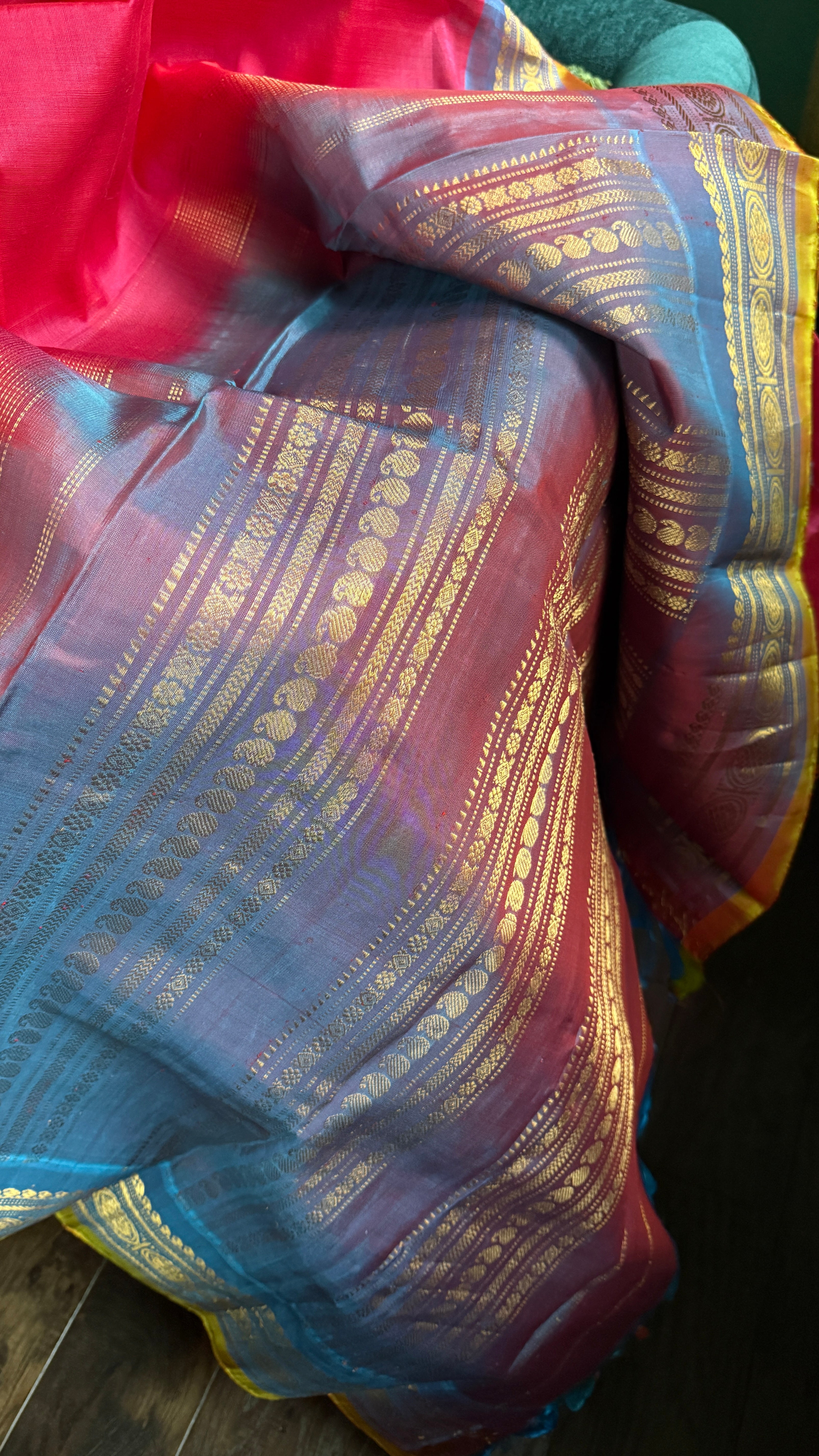 Pure Gadwal SICO - Pink Dual Tone