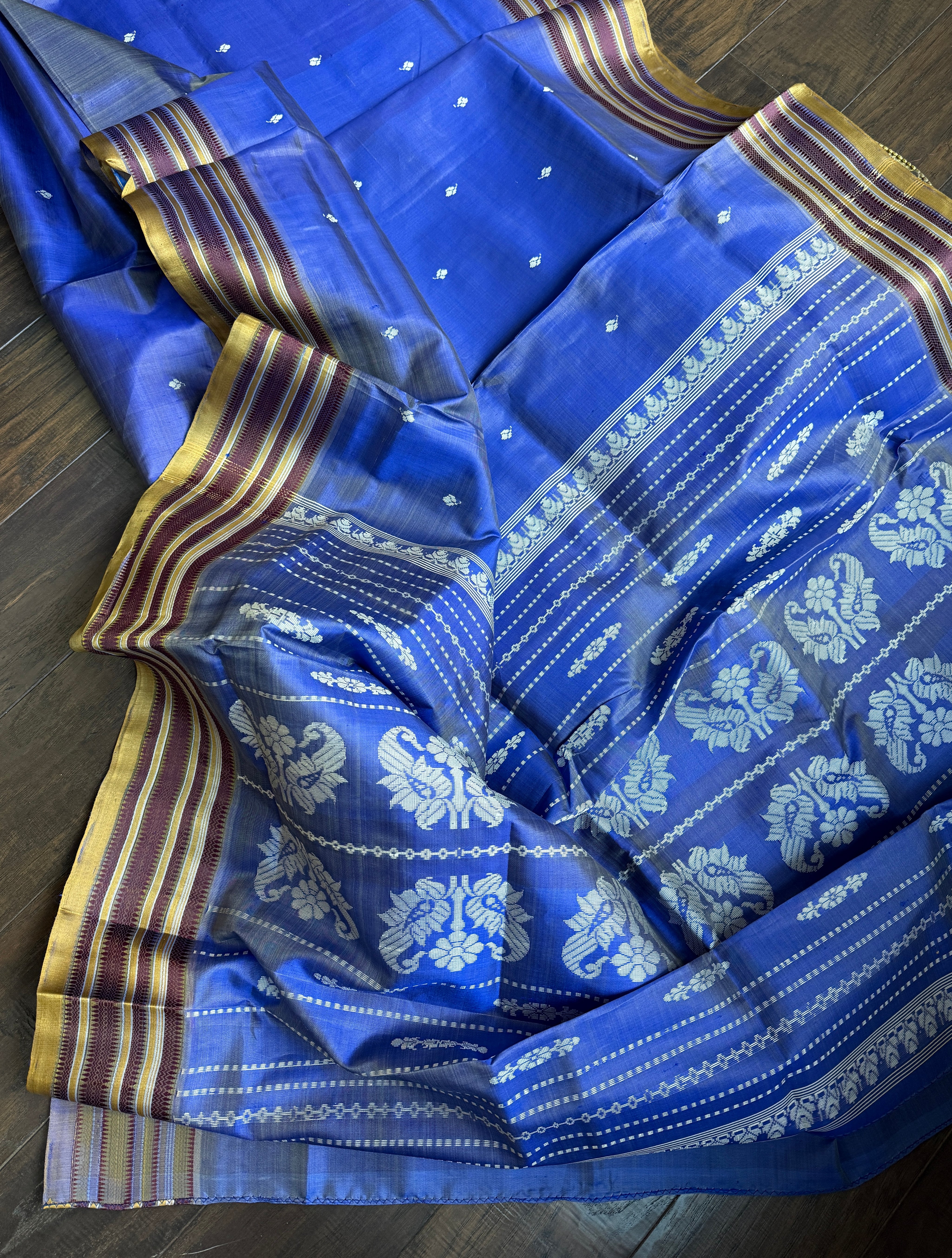 Pure Garad Silk- Blue Violet