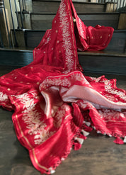 Kota Silk Banarasi - Red