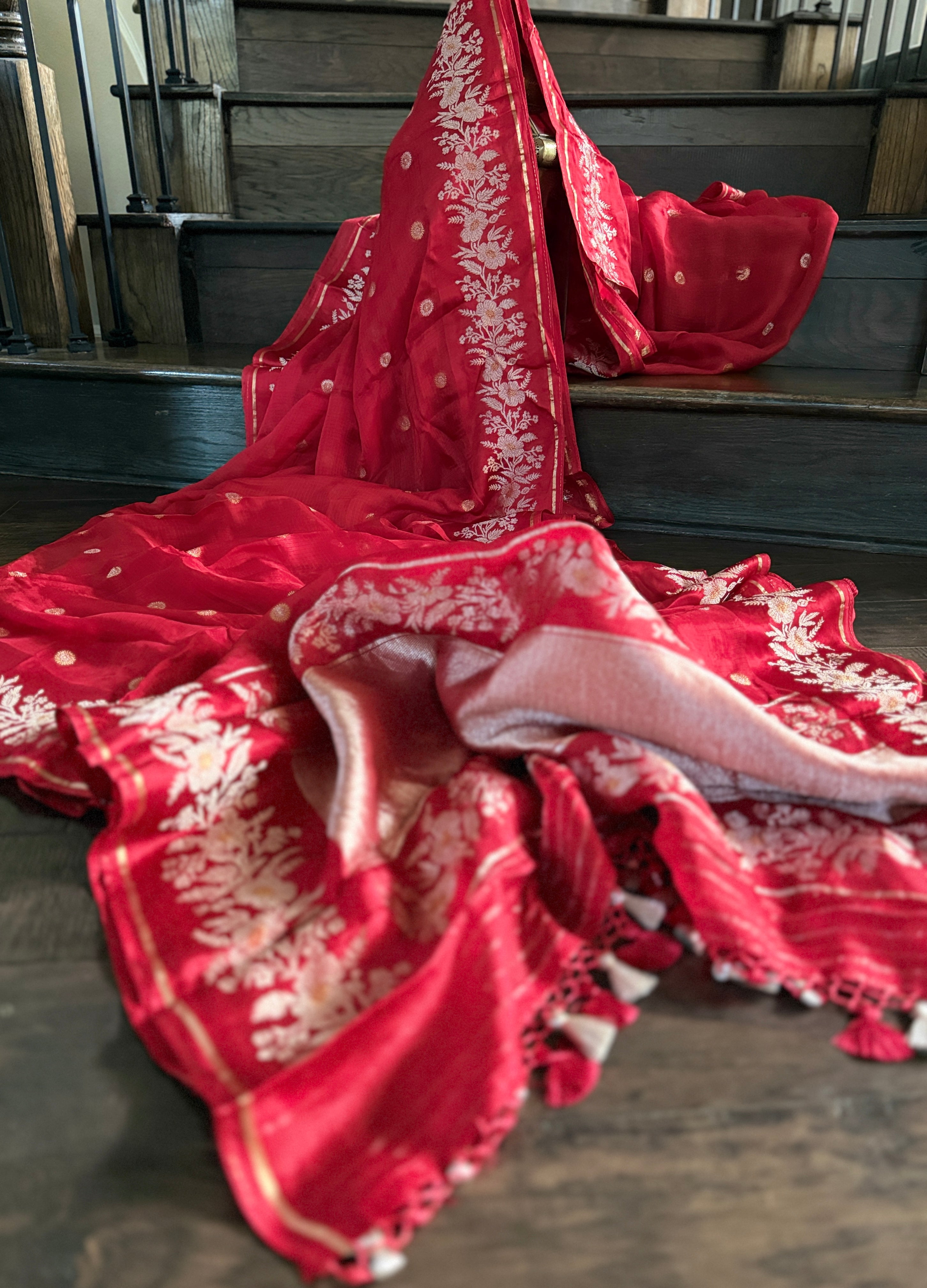 Kota Silk Banarasi - Red