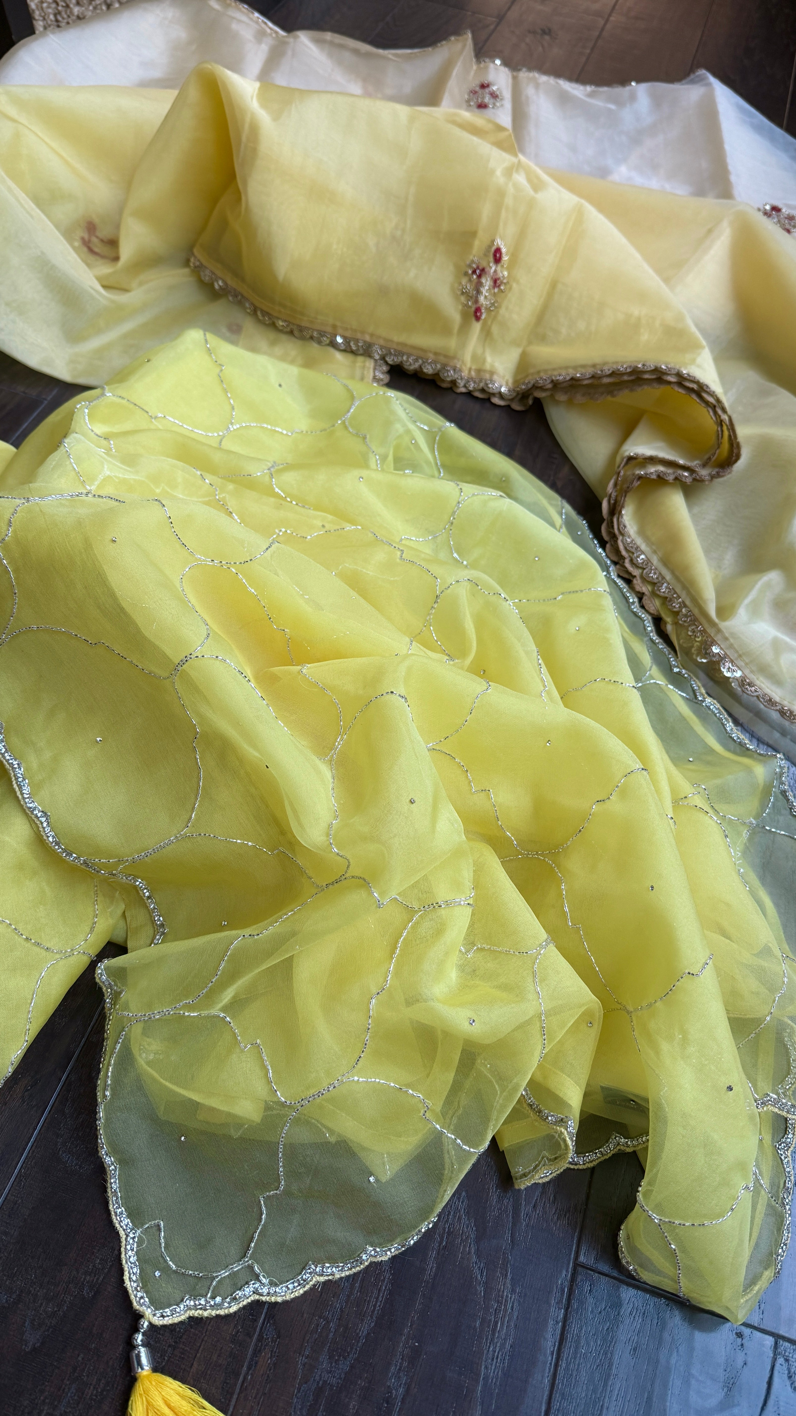 Designer Organza - Yellow