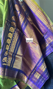 Gadwal SICO - Henna Green Purple