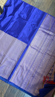 Pure Silk Kanjivaram - Purple Blue