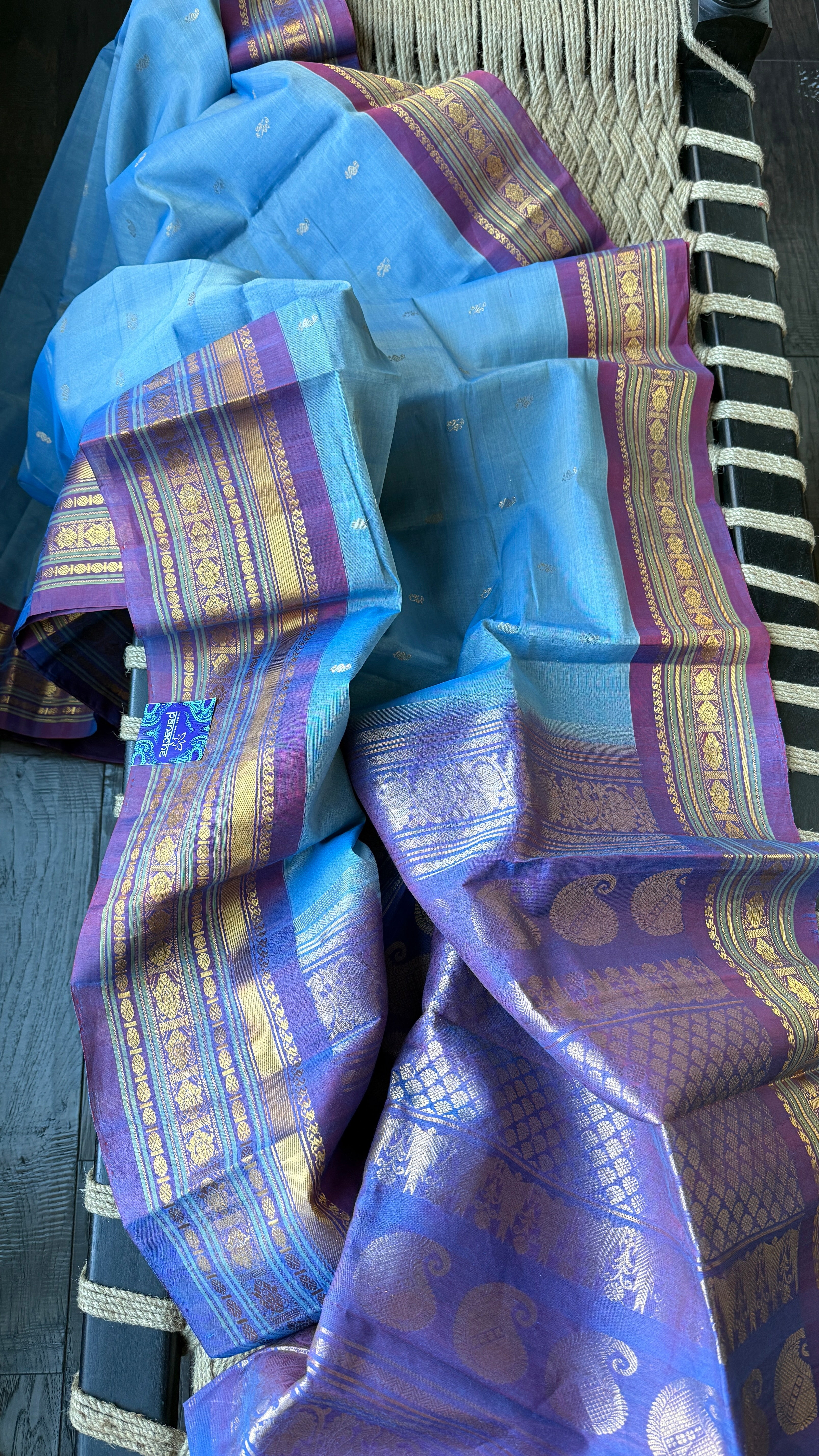 Pure SICO Gadwal - Light Blue