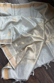 Pure Tissue Silk - Silver Golden