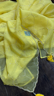 Designer Organza - Yellow