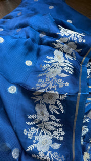 Kota Silk Banarasi - Blue