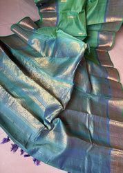 Pure SICO Gadwal - Light Green Firozi