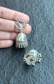 Earring 925 Silver- Lapis Stud