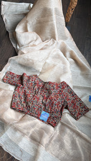 Linen Silk Borderless - Light Peach Dust