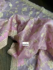 Designer Organza Sequin - Light Pink