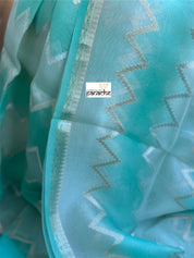 Organza Silk Banarsi - Sea Green