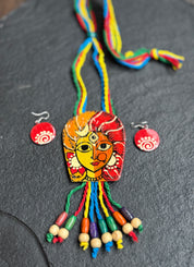 Jewelry Set - Hand-painted Devi