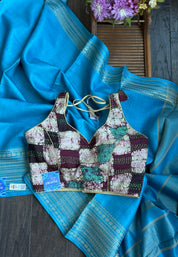 Designer Blouse - Multi Color Kantha 2