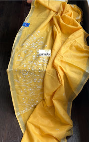 Embroidered Linen - Yellow