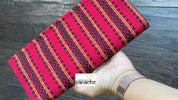 Gujrati Stitch Clutch - Red Black