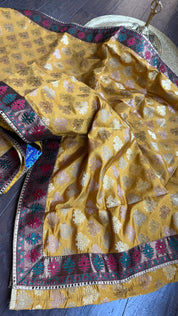 Designer Soft Silk - Golden Ochre Yellow