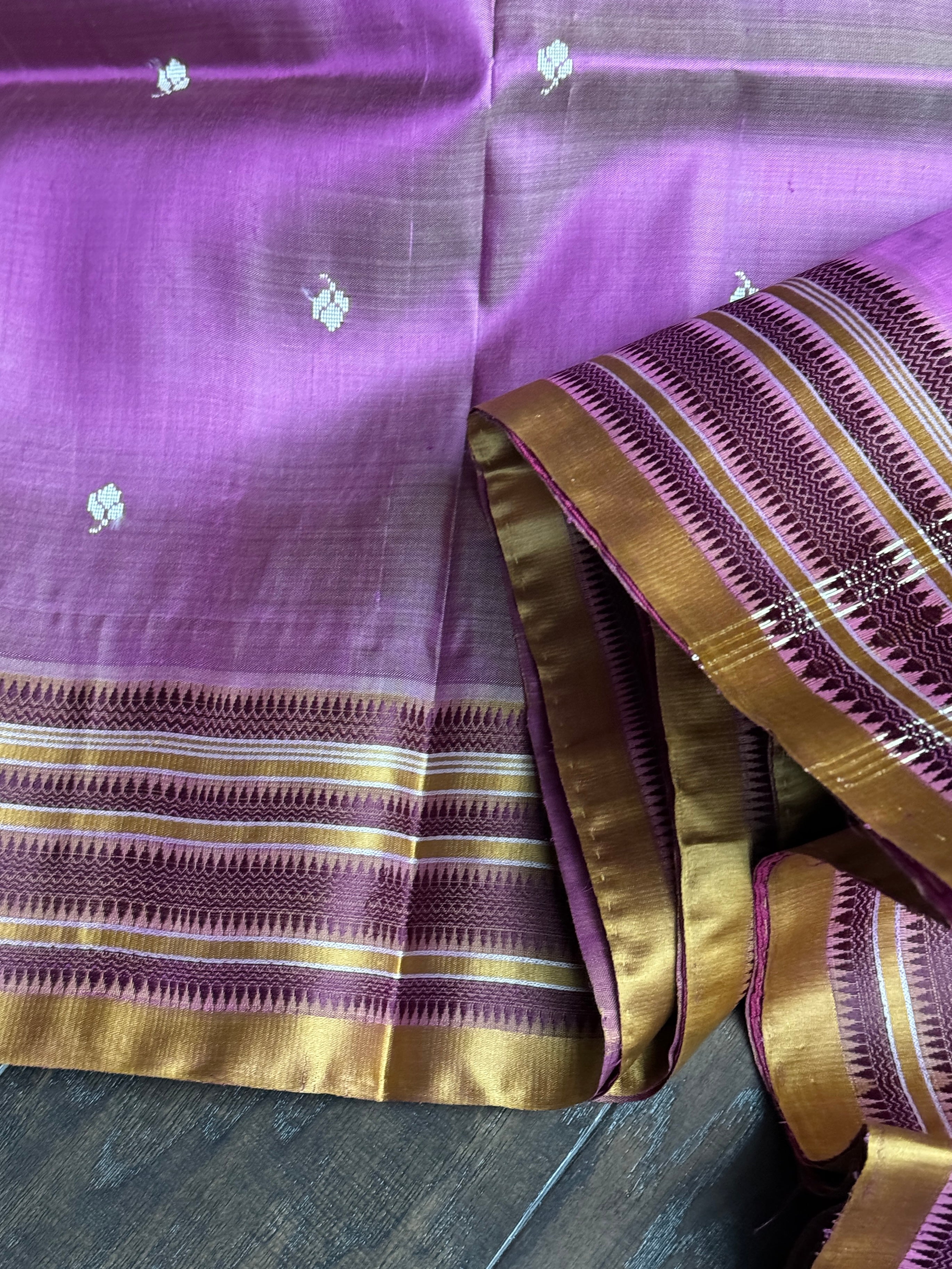 Pure Garad Silk- Rich Lilac