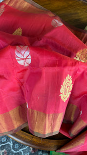 Soft Silk Kanjivaram - Red Green