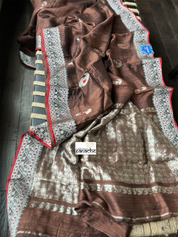 Pure Matka Silk - Brown Woven