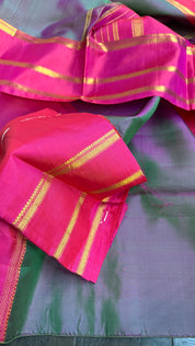Pure Silk Kanjivaram - Purple Dual Tone