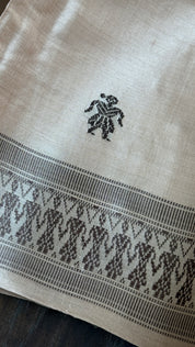 Pure Tussar Silk - Tan Beige Dolabedi