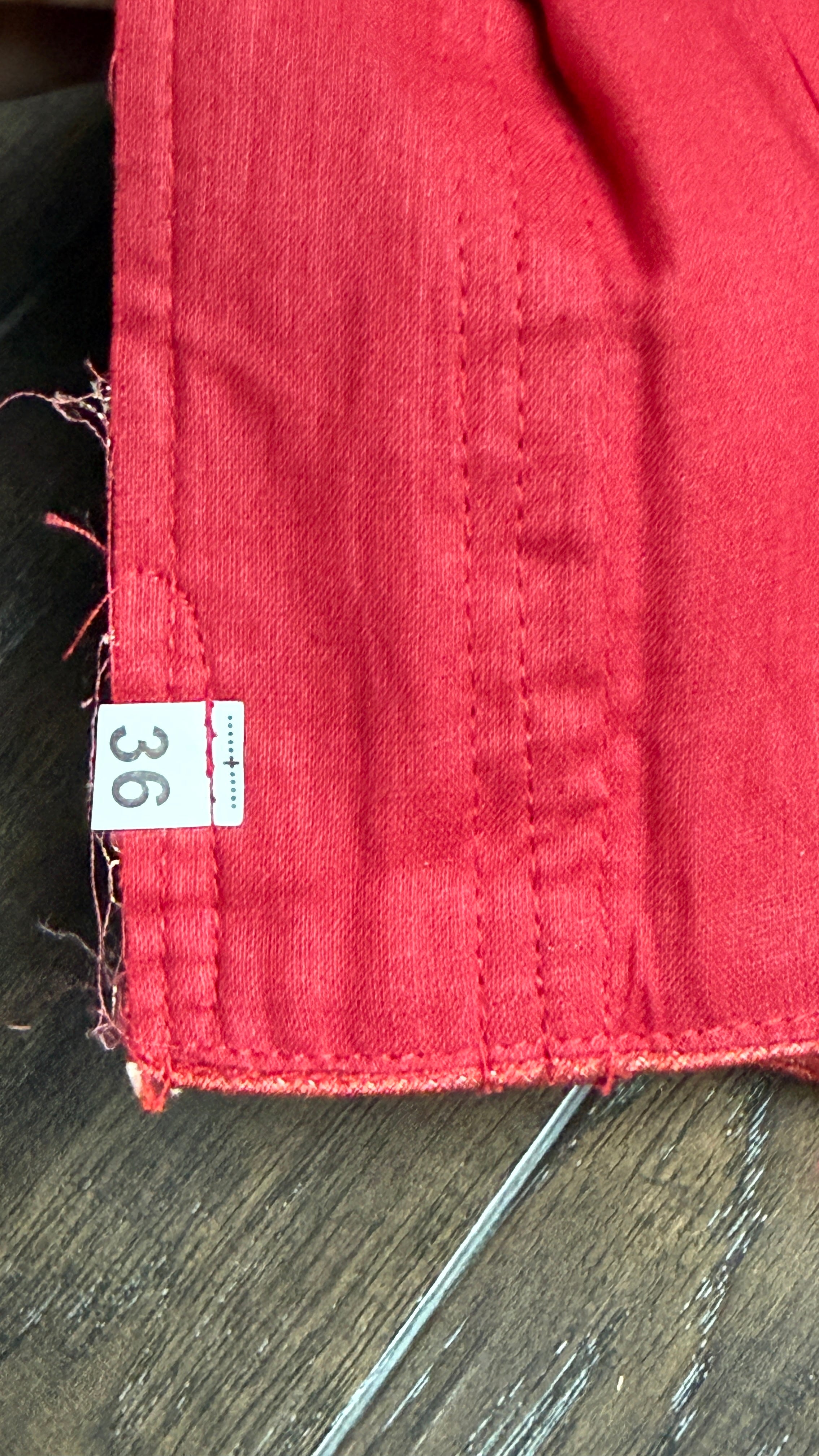 Designer Blouse - Reddish Maroon Woven Size 36