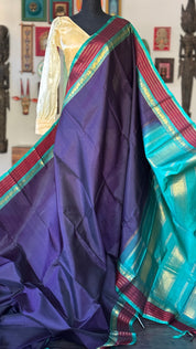 Pure Silk Kanjivaram - Purple Maroon