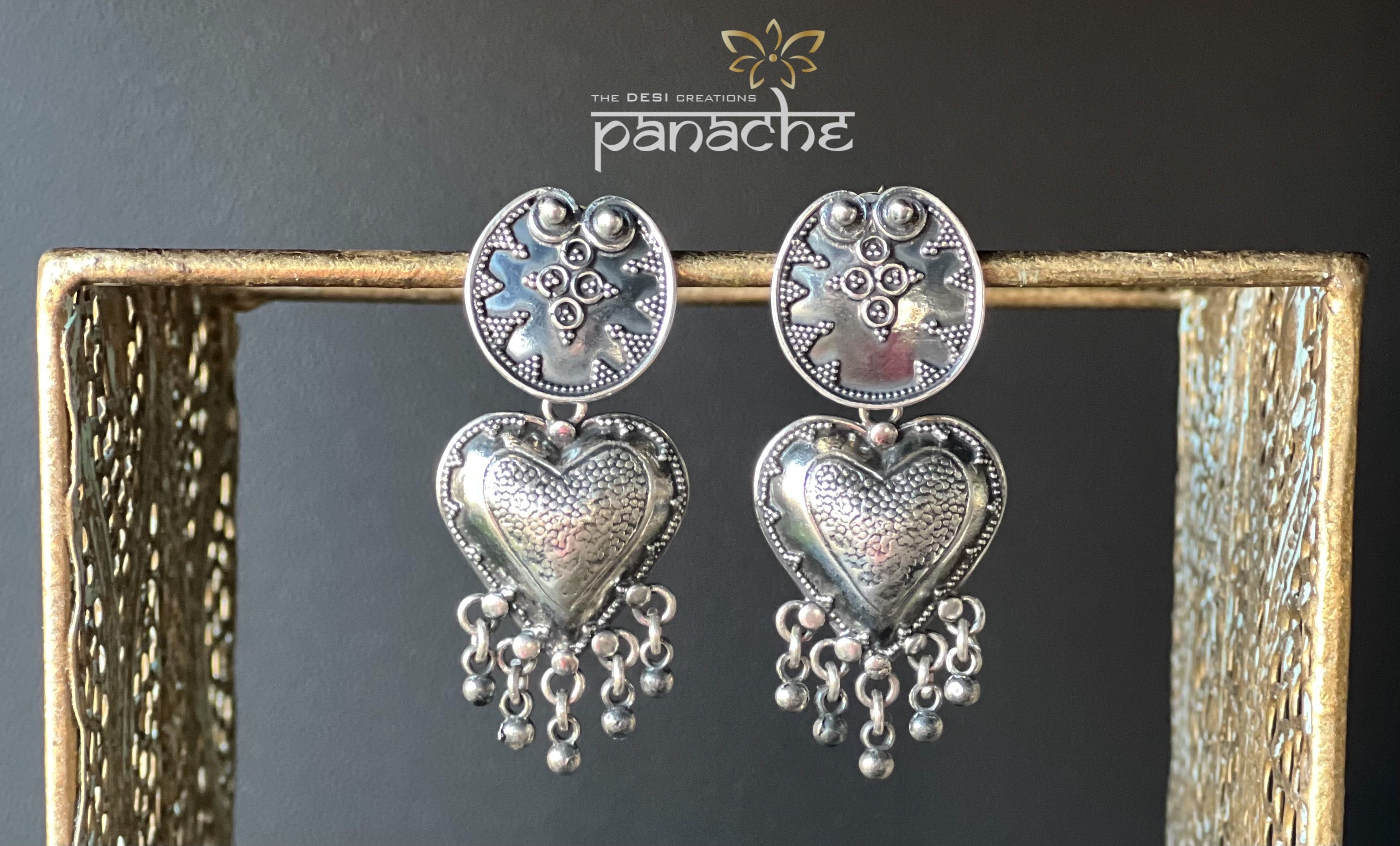 Earring 925 Silver- Tribal