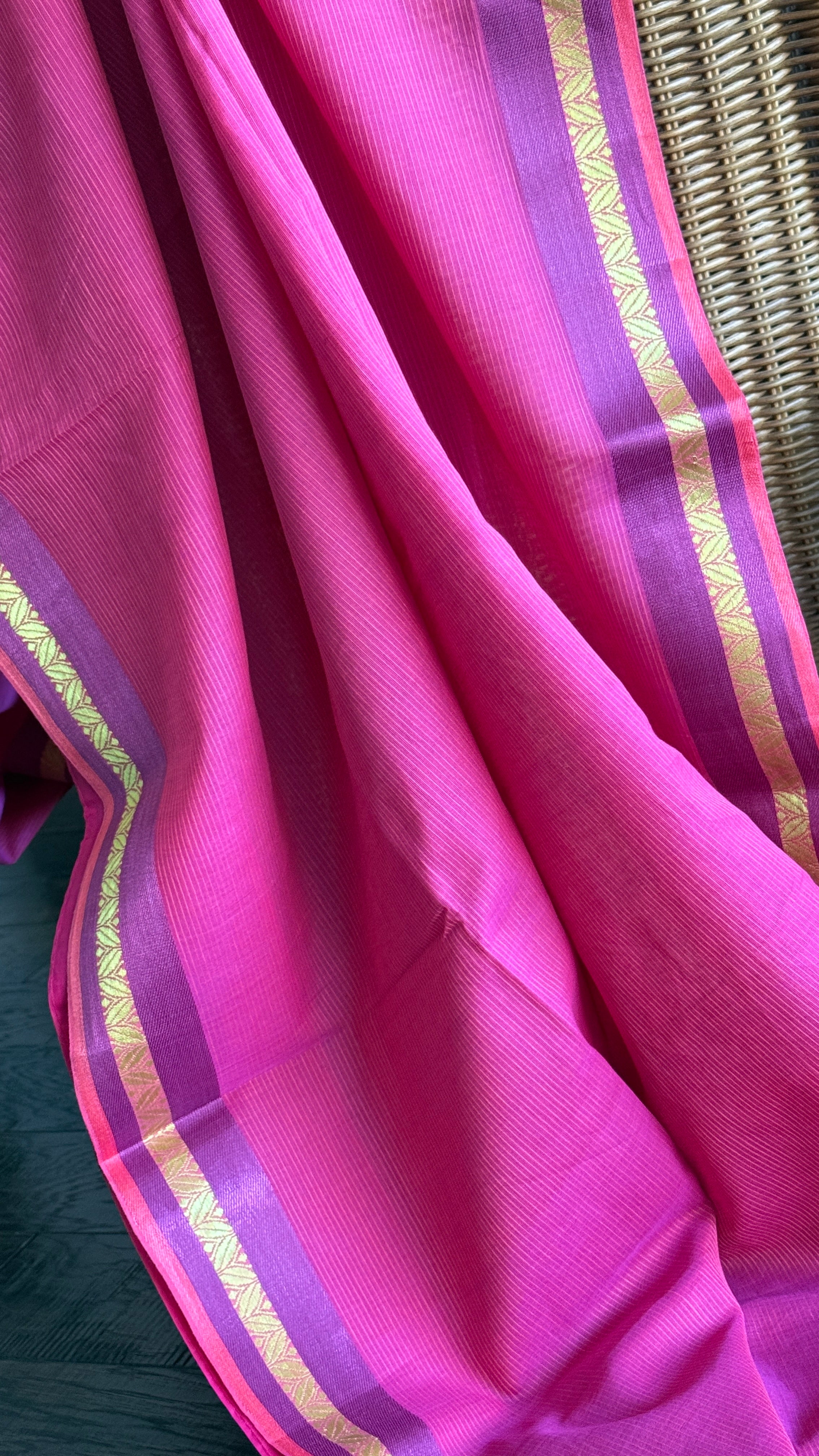 Pure Khadi Cotton Handloom - Pink
