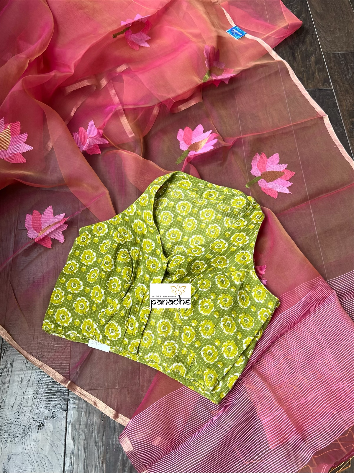 Designer Blouse - Green