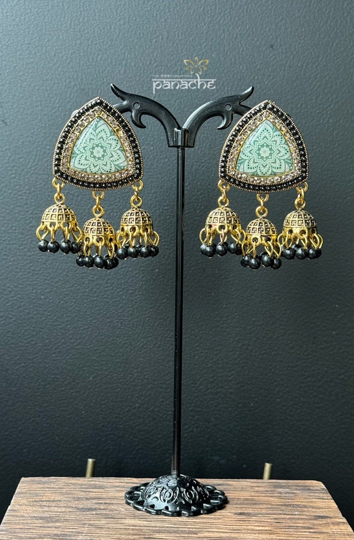 Jewelry Earring - Painted Jhumki