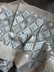 Kora Silk Banaras Chanderi - Grey