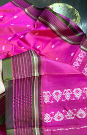 Pure Garad Silk- Pink Green