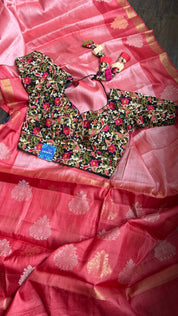 Designer Blouse - Black Multicolor Embroidered