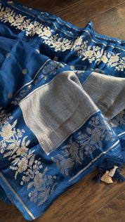 Kota Silk Banarasi - Blue