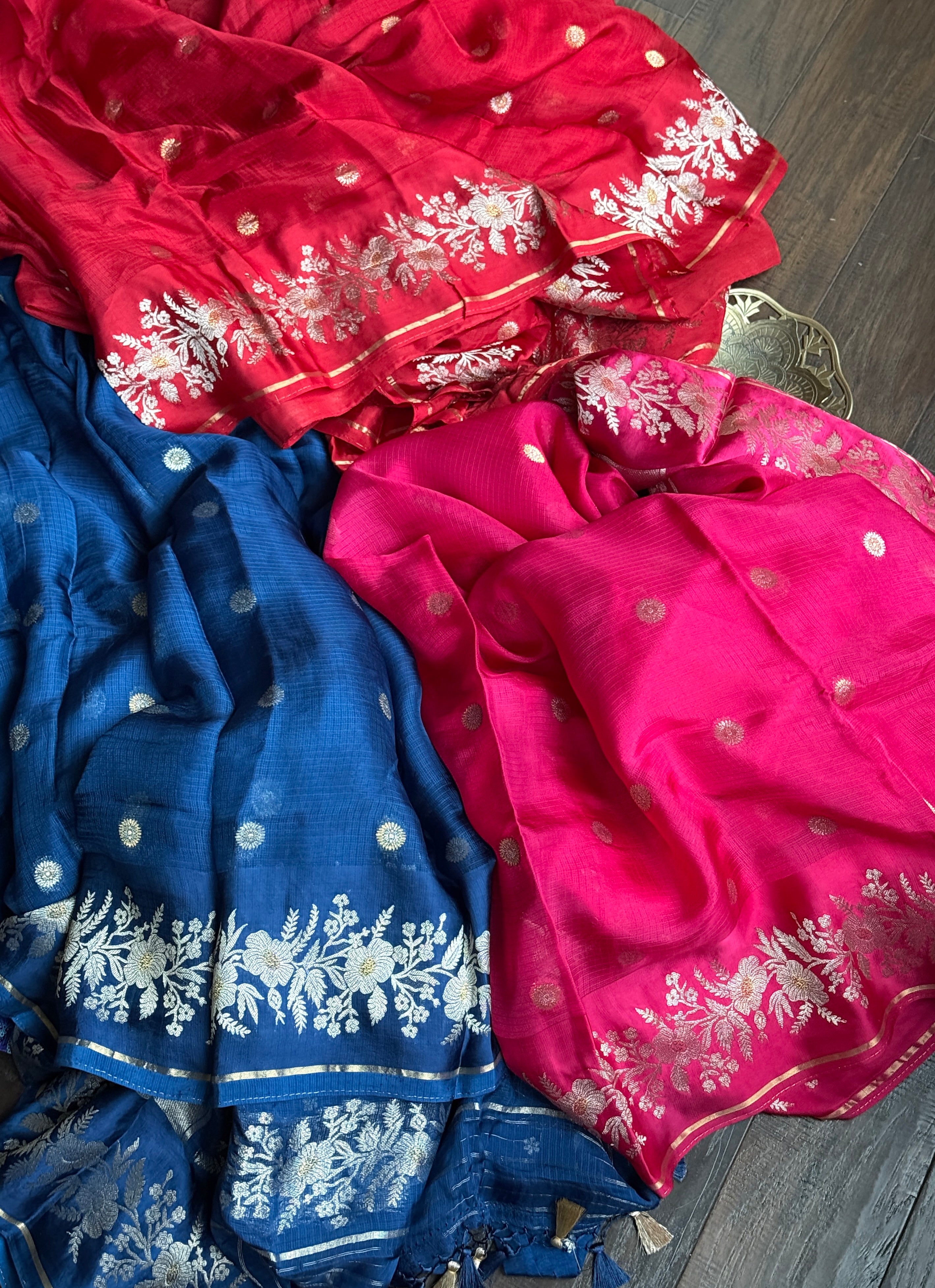 Kota Silk Banarasi - Magenta Pink