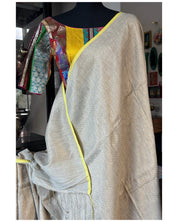 Pure Khadi Matka Cotton Brocade - Sand Color Handwove