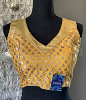 Designer Blouse - Golden Yellow